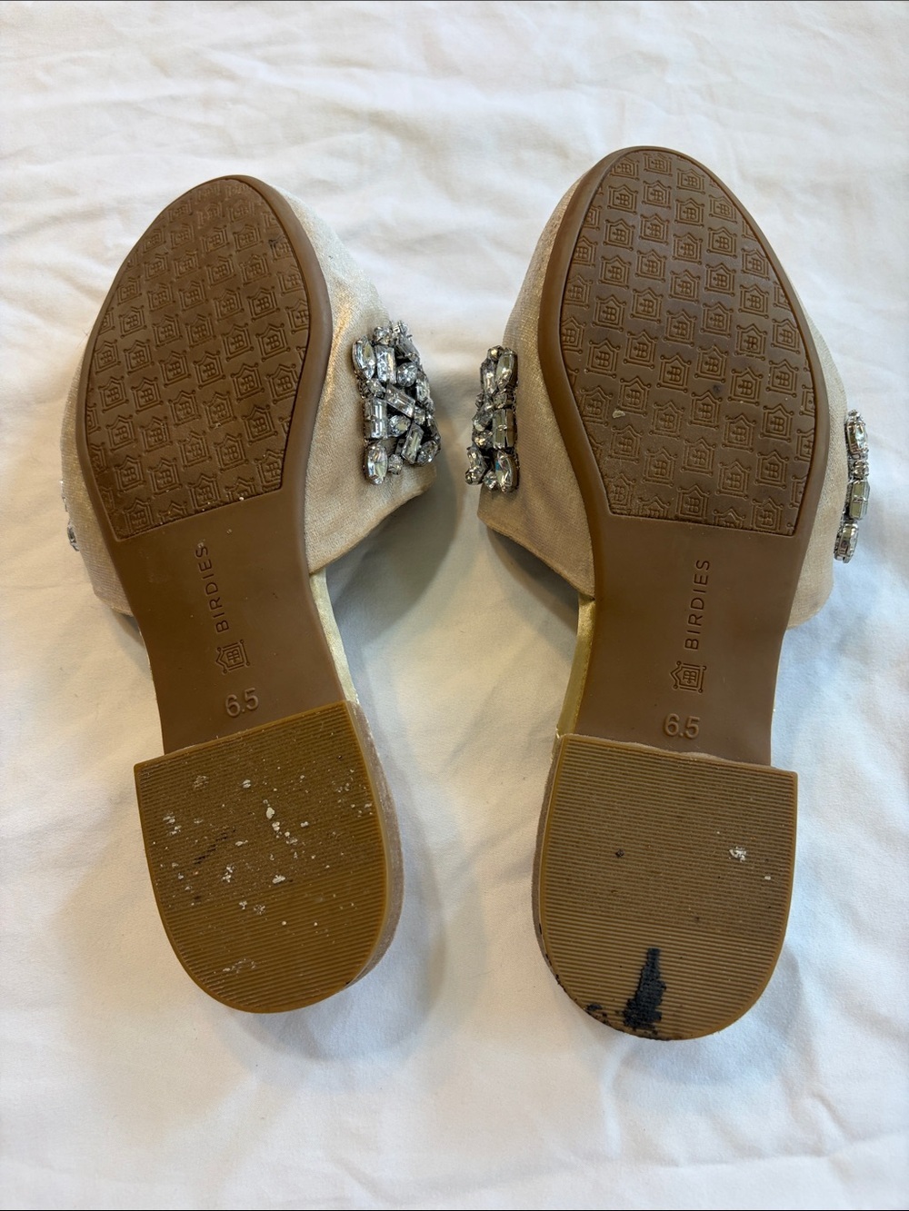Birdies Velvet Slippers The Songbird Snow Crystal - Picture 5 of 6